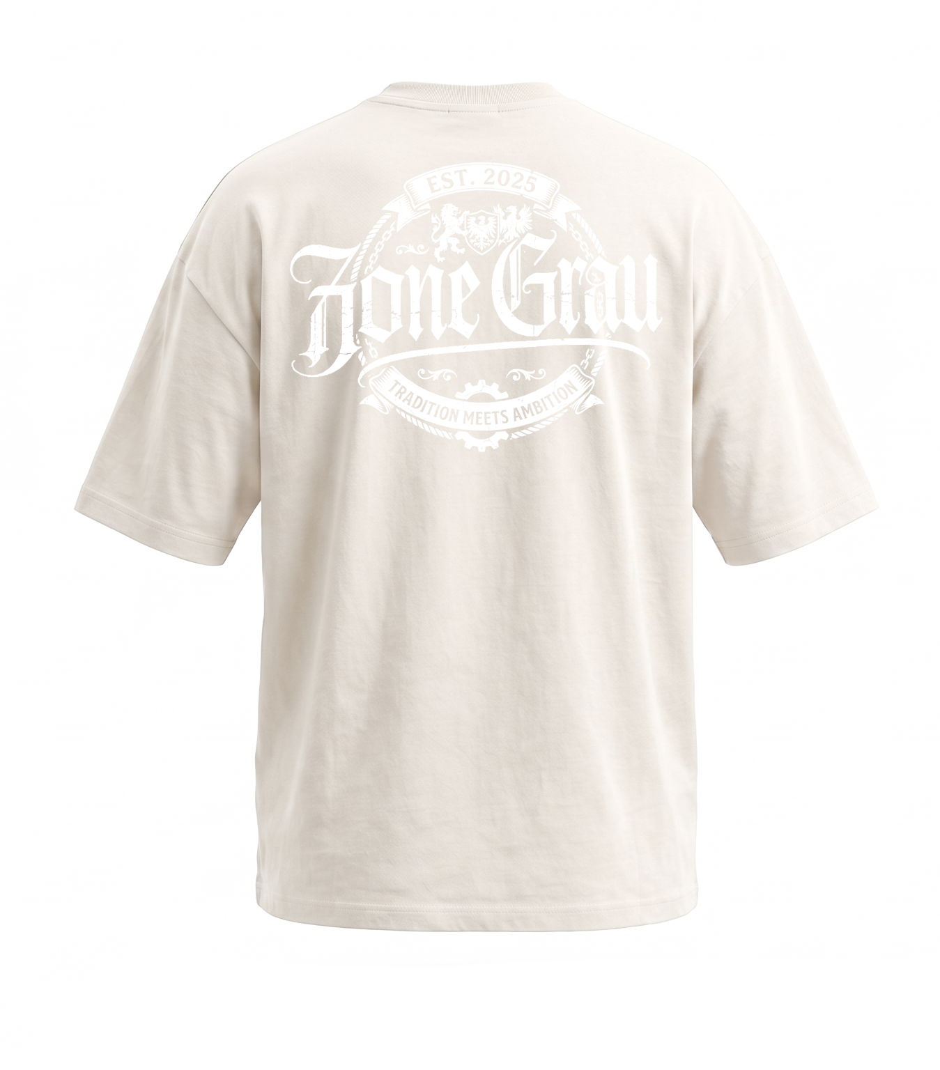 Zone Grau „Tradition meets Ambition“ Oversize Tee ⚠️ STRICTLY LIMITED