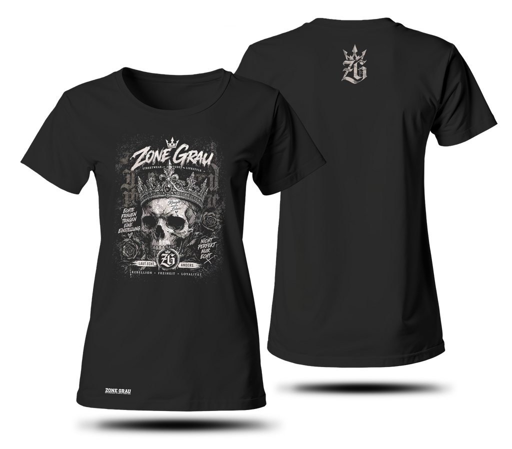ZONE GRAU // „Königin meines Lebens“ Damen T-Shirt