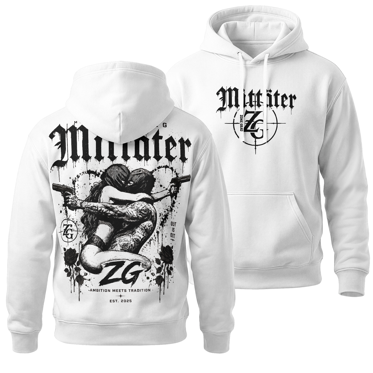 Zone Grau – „Mittäter“ Hoodie (Heavy Edition)