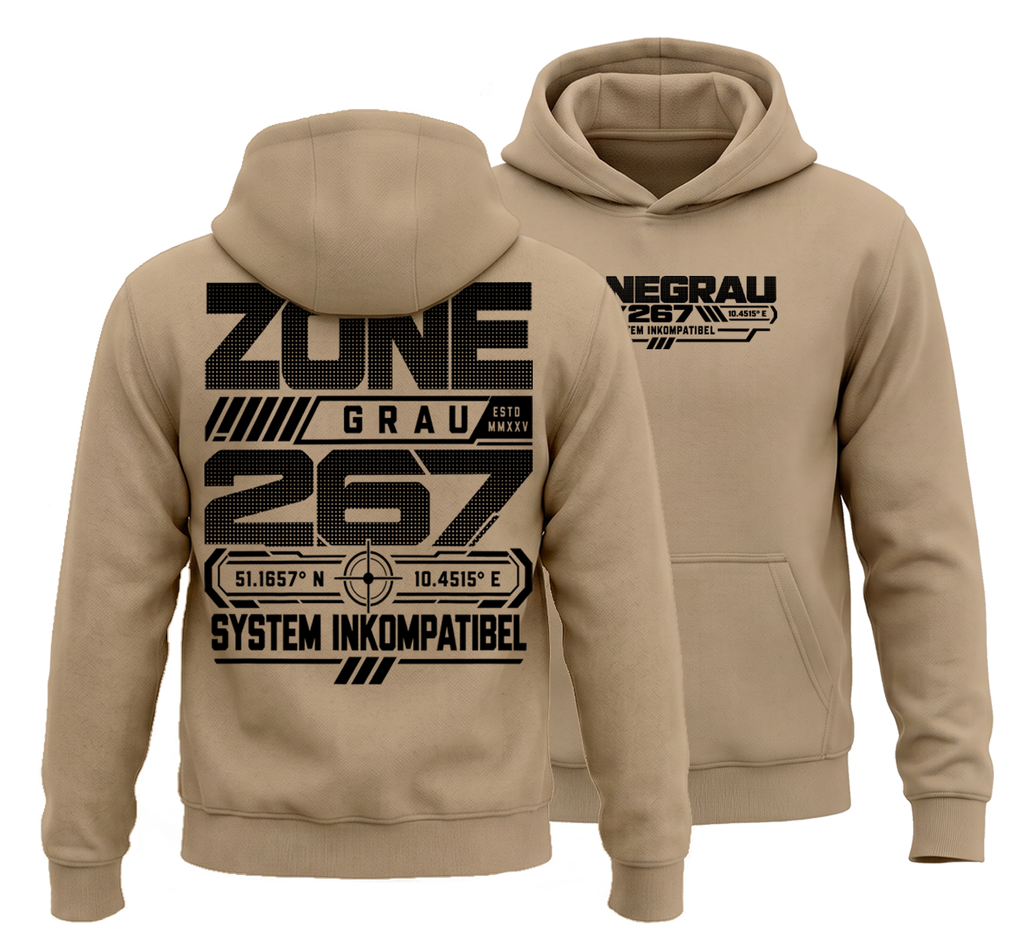 ZONEGRAU 267 Heavy Crossneck Hoodie