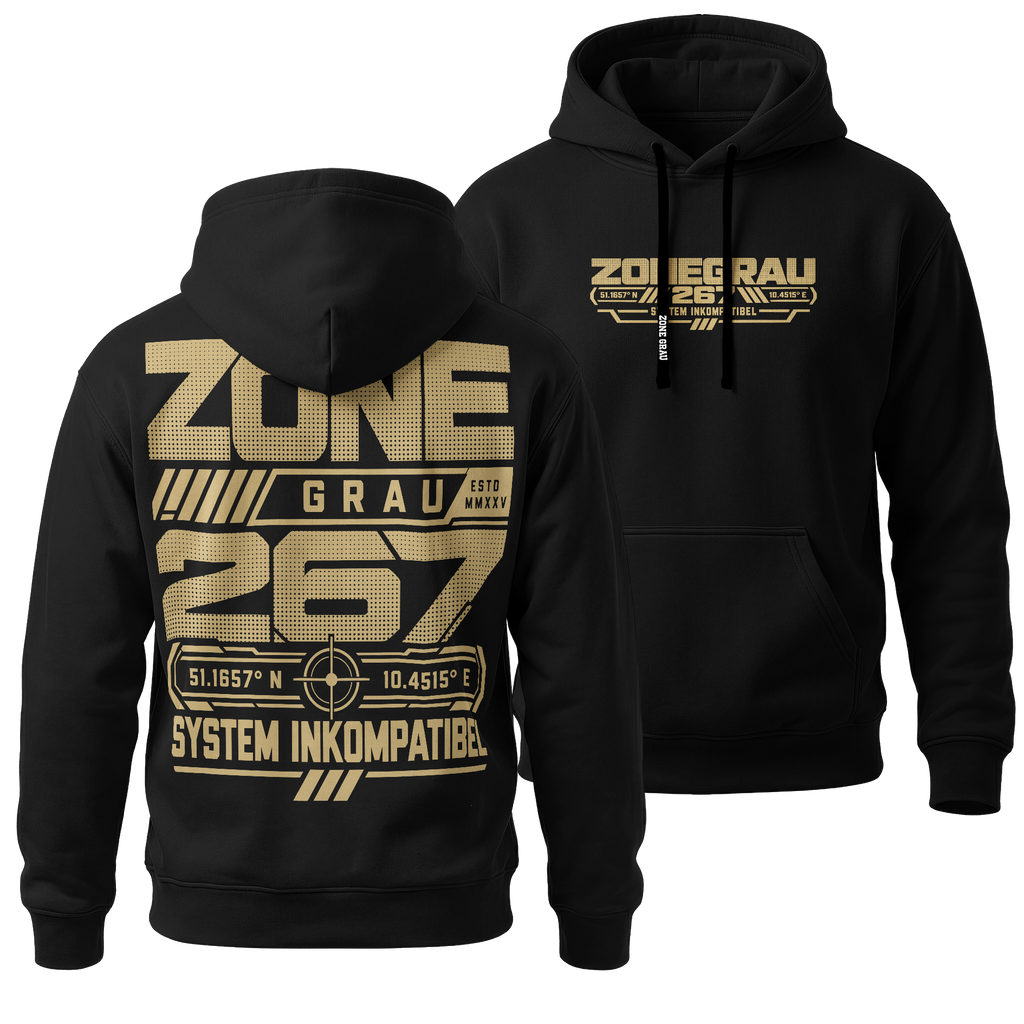 ZONEGRAU 267 // SYSTEM INKOMPATIBEL – Classic Hoodie