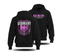 Mädels Hoodie „Germany - Tradition Meets Ambition“