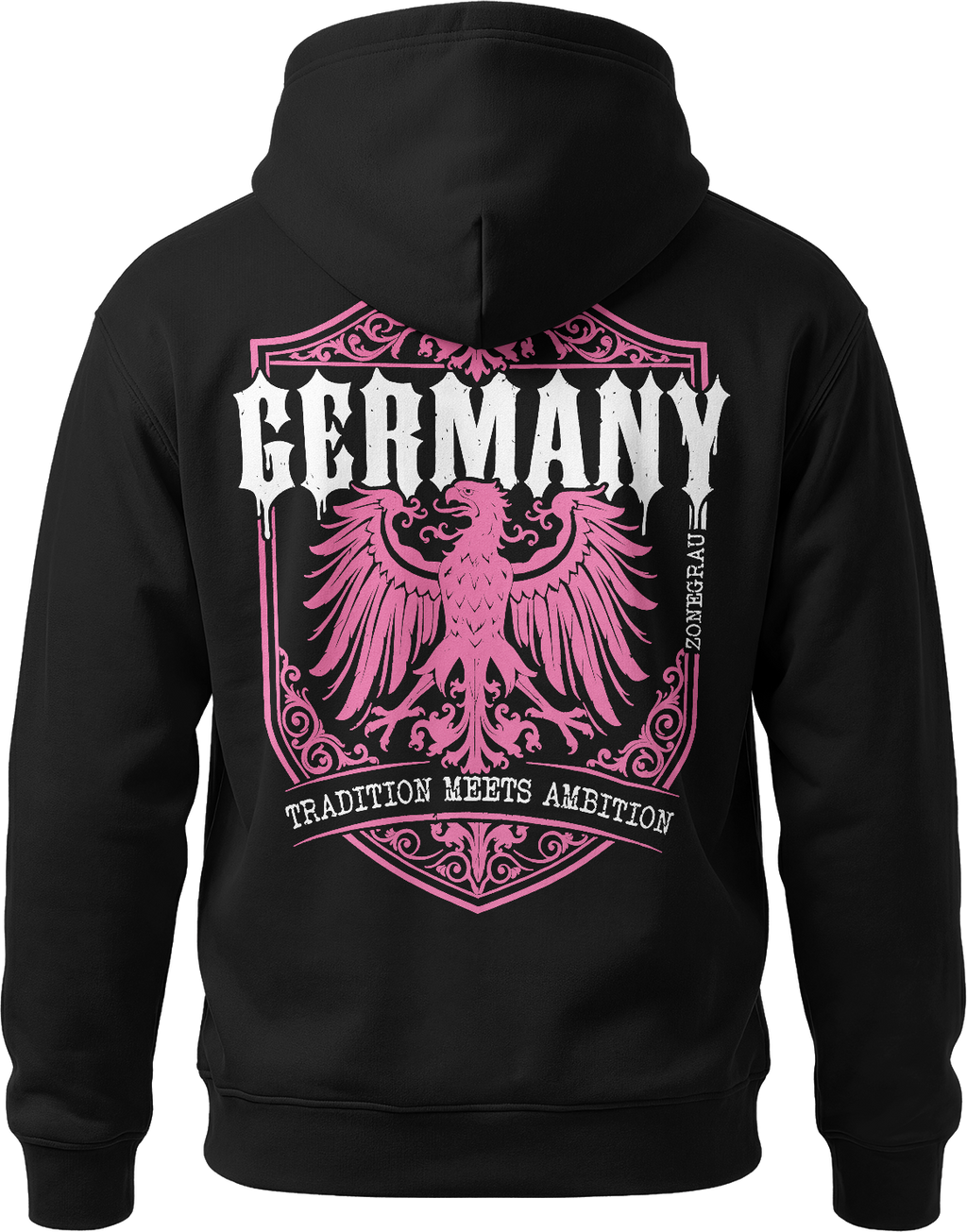 Mädels Hoodie „Germany - Tradition Meets Ambition“