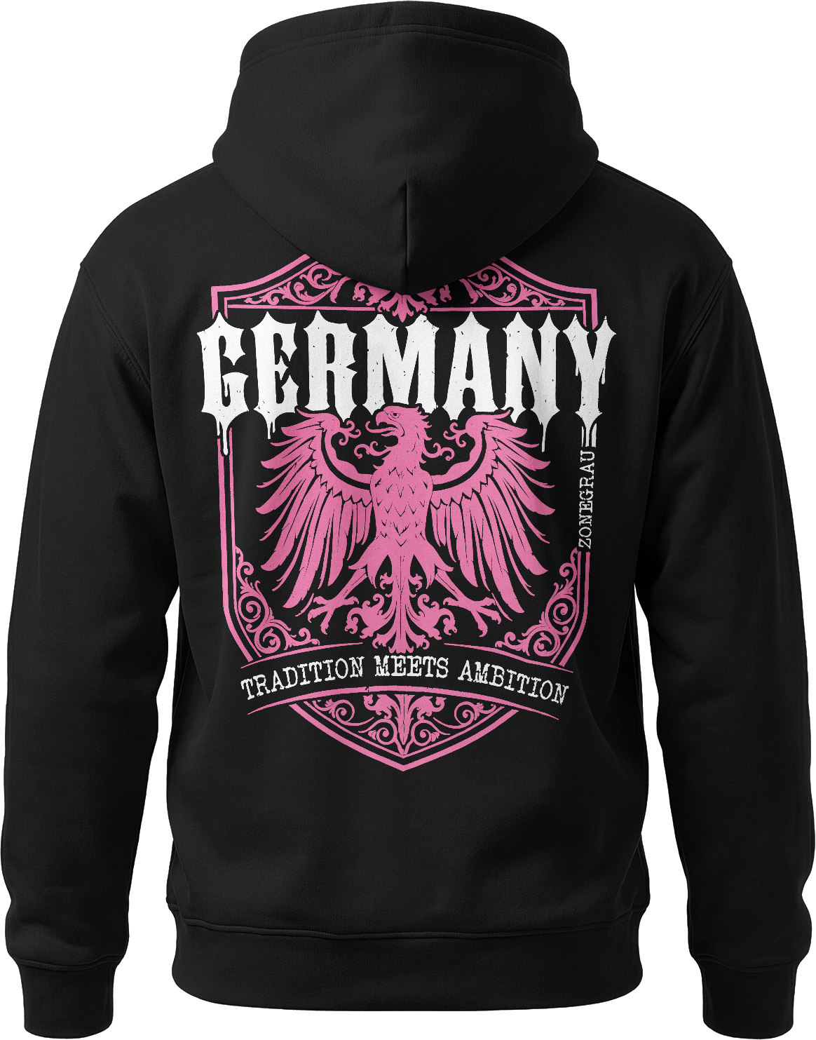 Mädels Hoodie „Germany - Tradition Meets Ambition“
