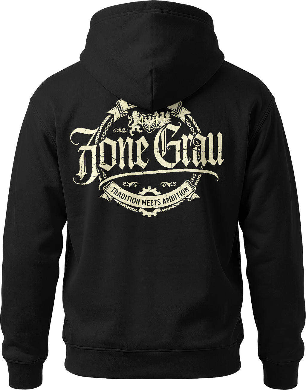 ZONE GRAU – Hoodie „Tradition & Ambition“