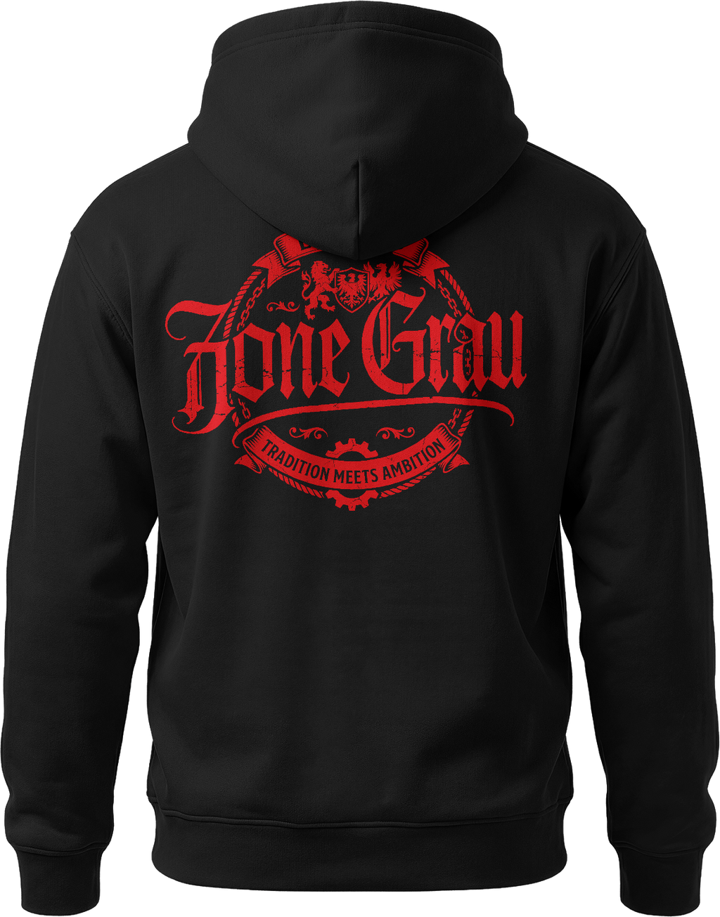 ZONE GRAU – Hoodie „Tradition & Ambition“