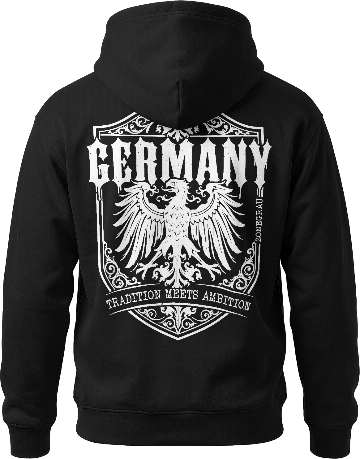 Mädels Hoodie „Germany - Tradition Meets Ambition“