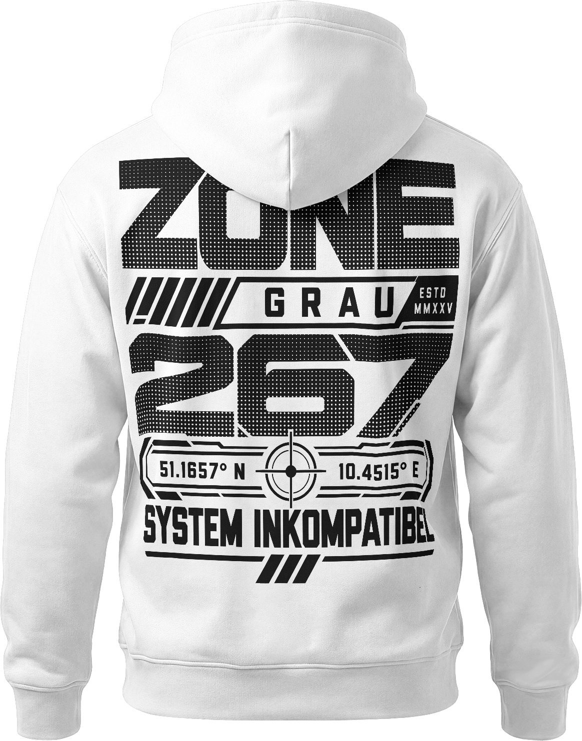 ZONEGRAU 267 // SYSTEM INKOMPATIBEL – Classic Hoodie