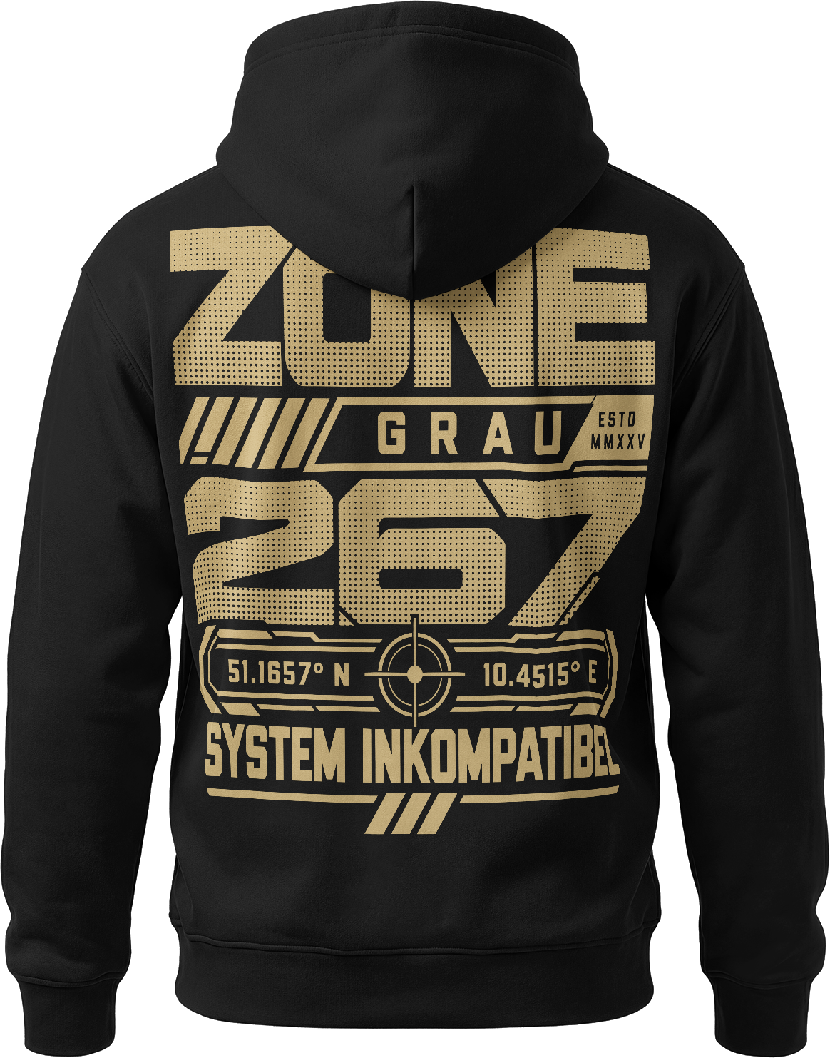 ZONEGRAU 267 // SYSTEM INKOMPATIBEL – Classic Hoodie