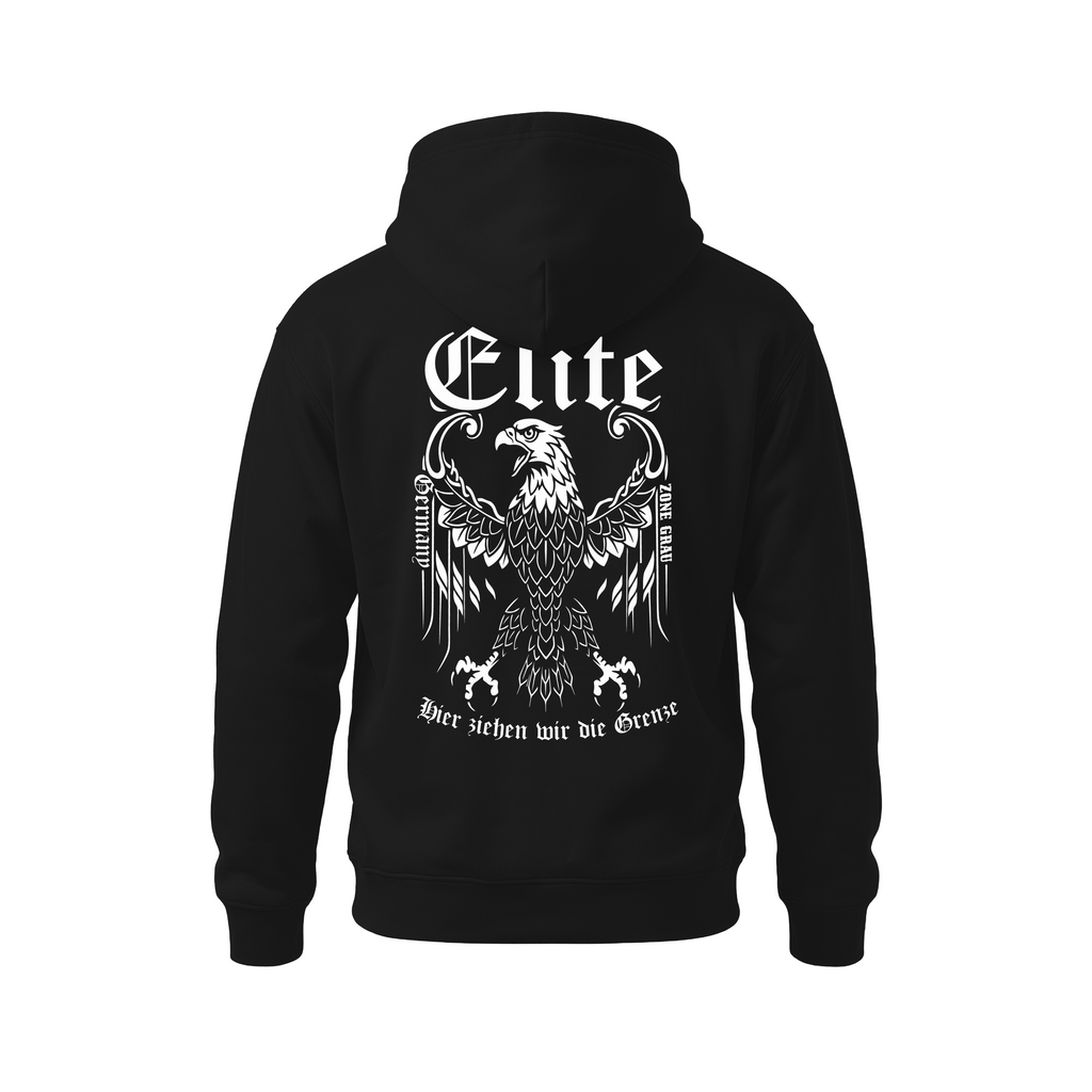 Elite Germany Hoodie – „Hier ziehen wir die Grenze“