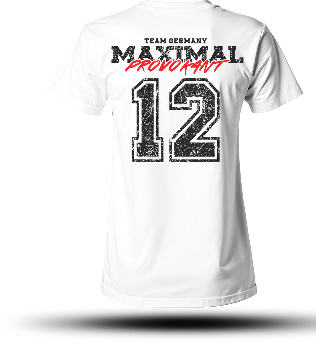 Mädels T-Shirt „MAXIMAL PROVOKANT“ – Zone Grau Streetwear
