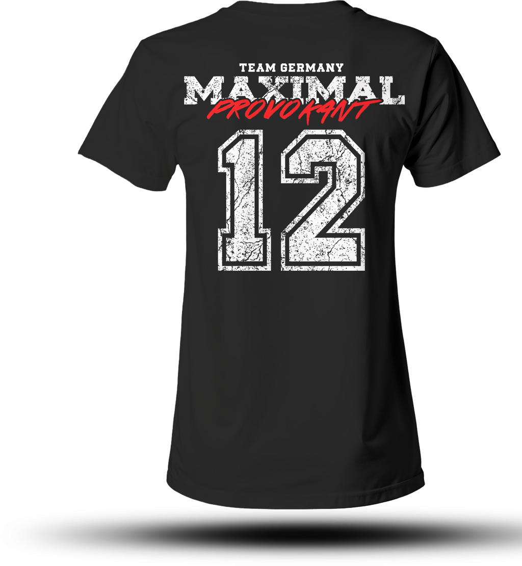 Mädels T-Shirt „MAXIMAL PROVOKANT“ – Zone Grau Streetwear
