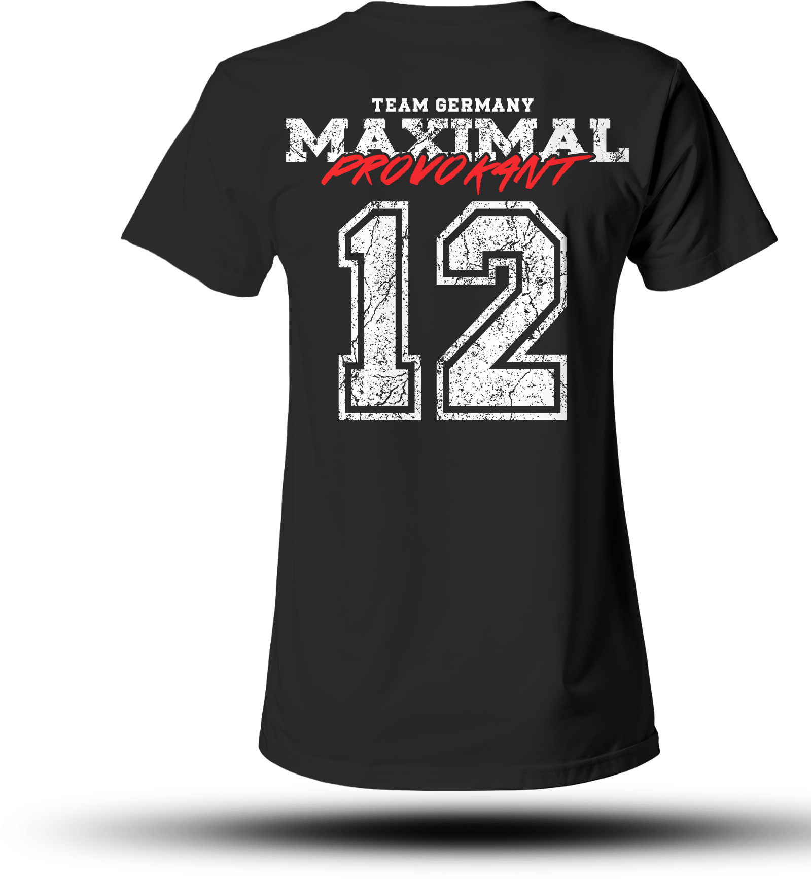 Mädels T-Shirt „MAXIMAL PROVOKANT“ – Zone Grau Streetwear