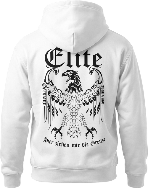 Elite Germany Hoodie – „Hier ziehen wir die Grenze“