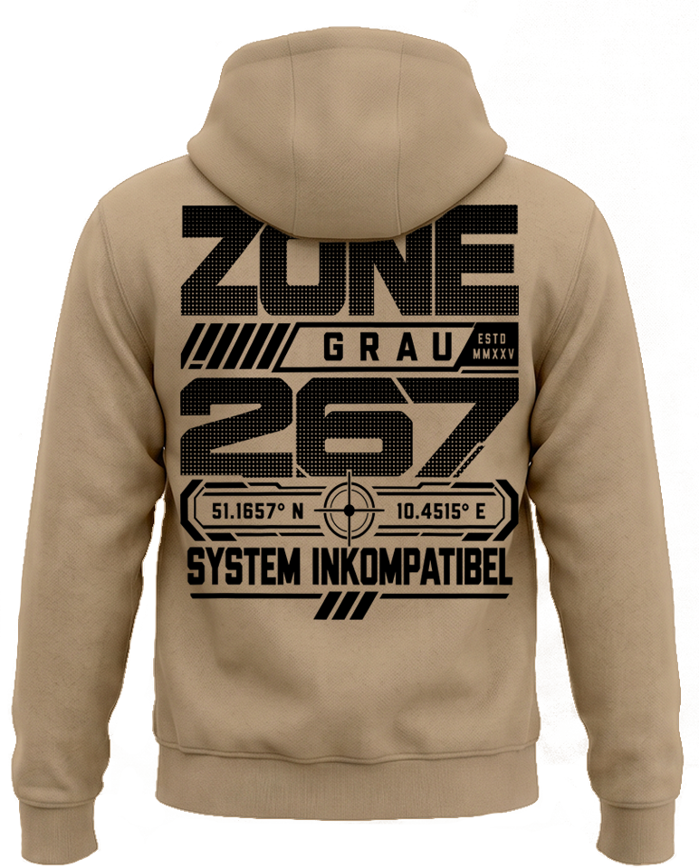 ZONEGRAU 267 Heavy Crossneck Hoodie