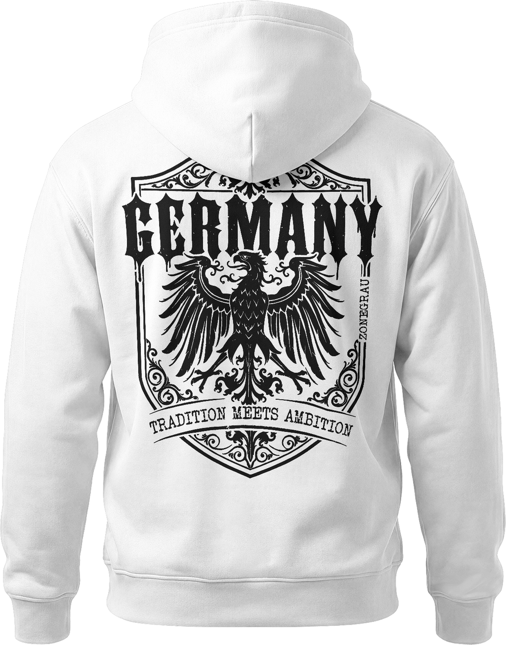 Mädels Hoodie „Germany - Tradition Meets Ambition“