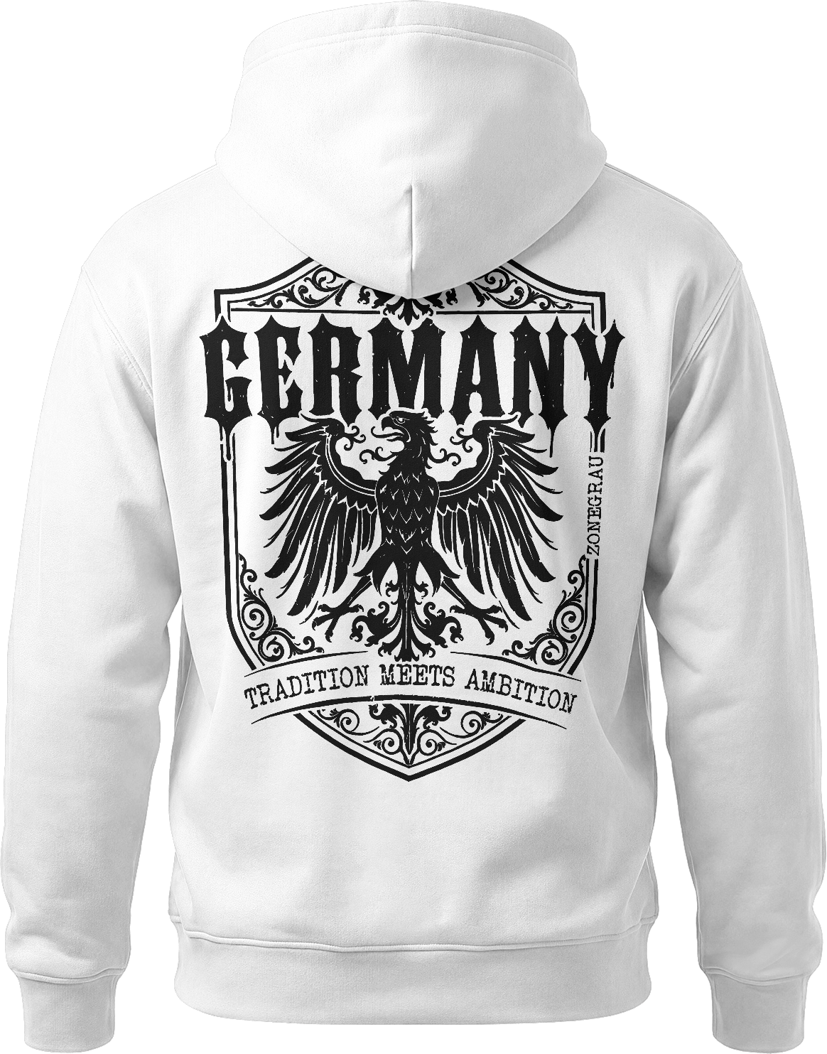 Mädels Hoodie „Germany - Tradition Meets Ambition“