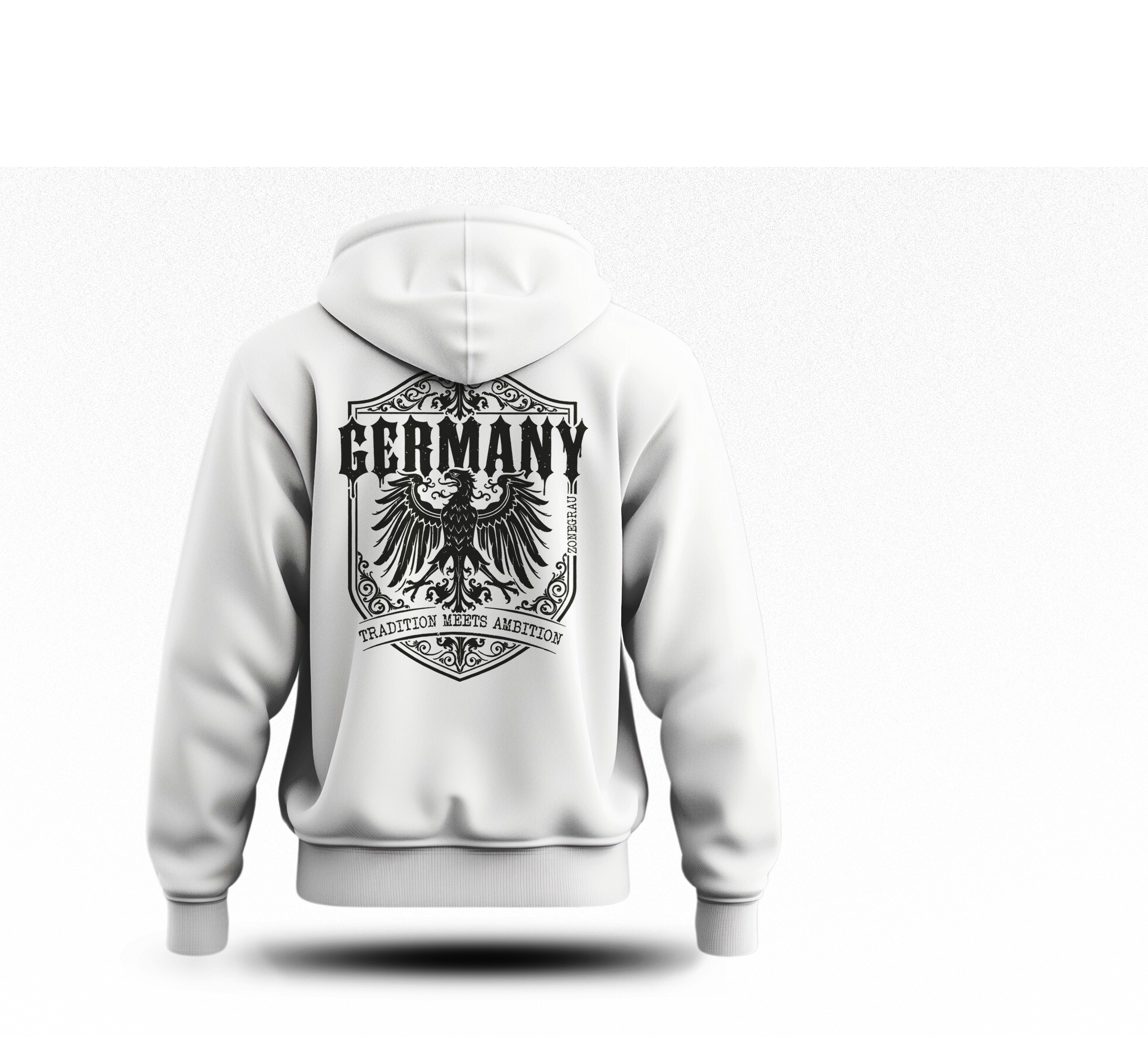 Mädels Hoodie „Germany - Tradition Meets Ambition“
