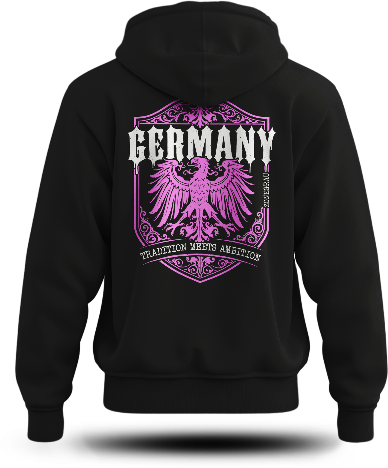 Mädels Hoodie „Germany - Tradition Meets Ambition“
