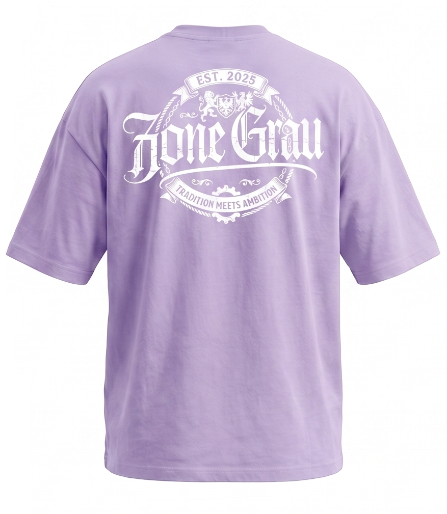 Zone Grau „Tradition meets Ambition“ Oversize Tee ⚠️ STRICTLY LIMITED