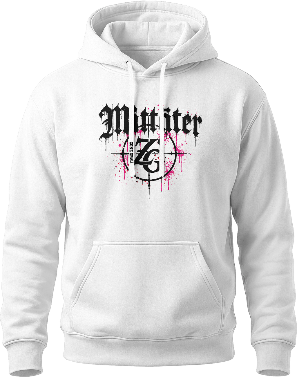 Zone Grau – „Mittäter“ Hoodie – (Pink Edition)