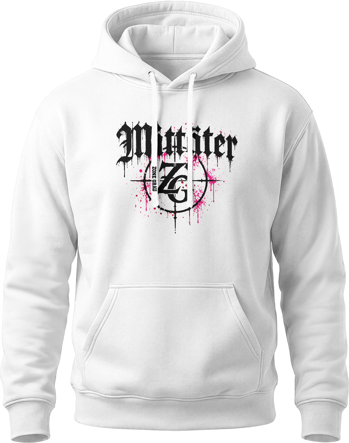 Zone Grau – „Mittäter“ Hoodie – (Pink Edition)