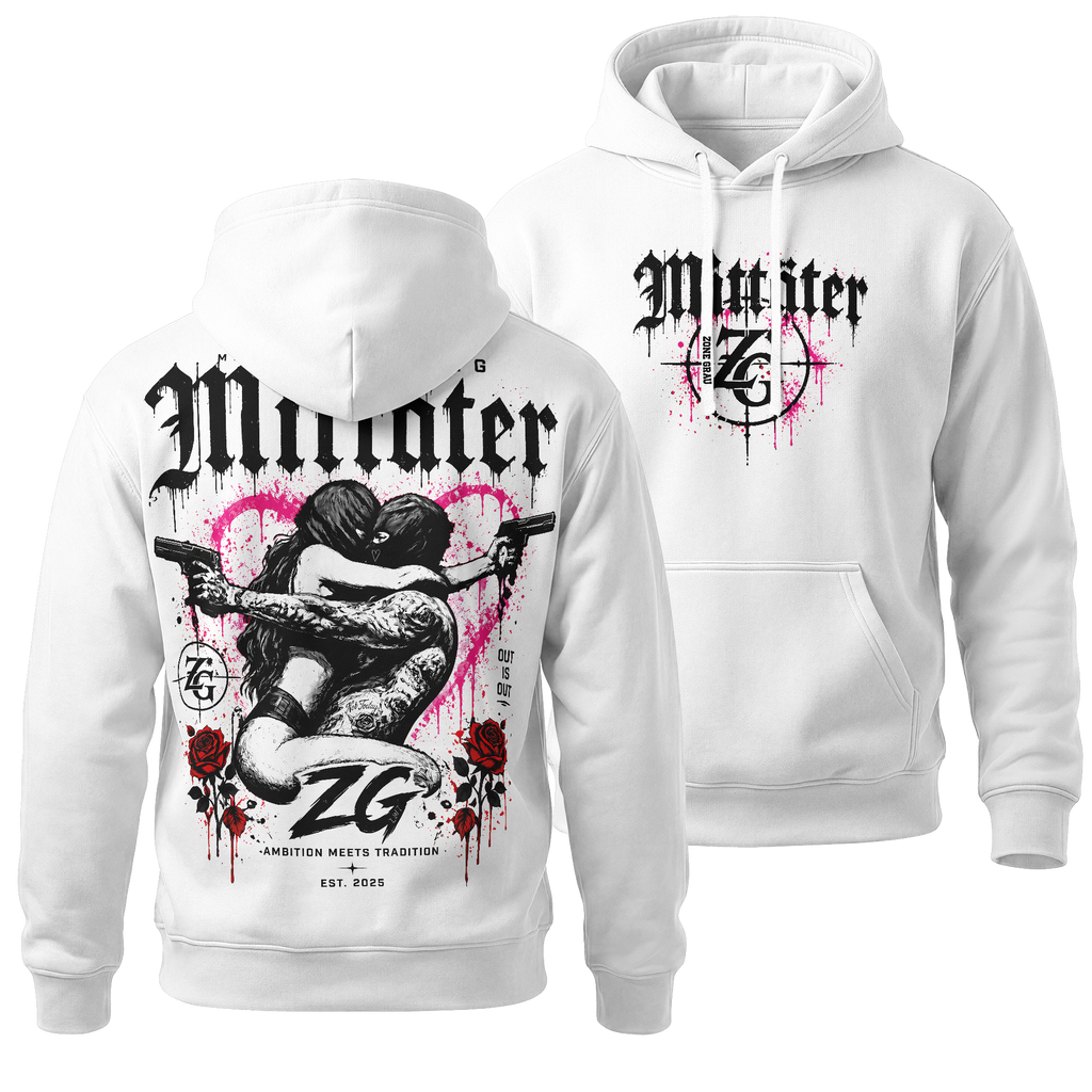 Zone Grau – „Mittäter“ Hoodie – (Pink Edition)