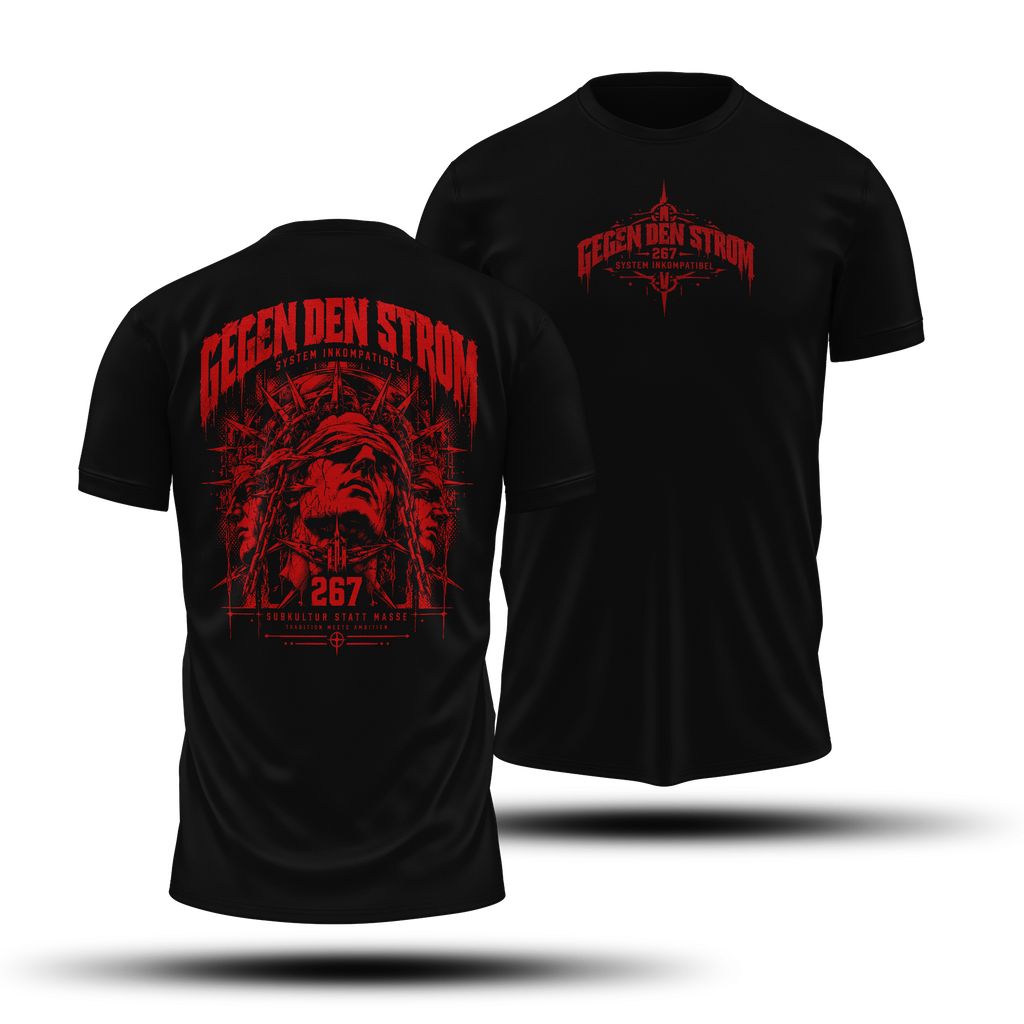 ZONE GRAU 267 – „Gegen den Strom“ T-Shirt