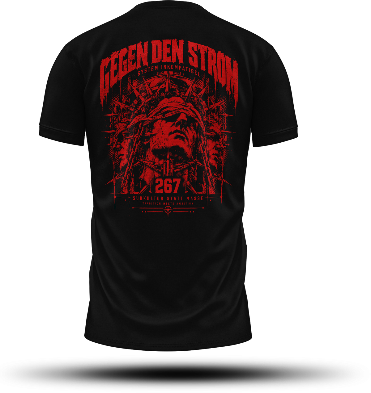 ZONE GRAU 267 – „Gegen den Strom“ T-Shirt